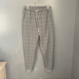 Checkered joggers